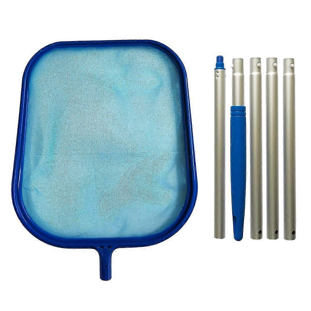 6件套游泳池撇渣器网伸缩杆撇叶器网游泳池清洁用品H