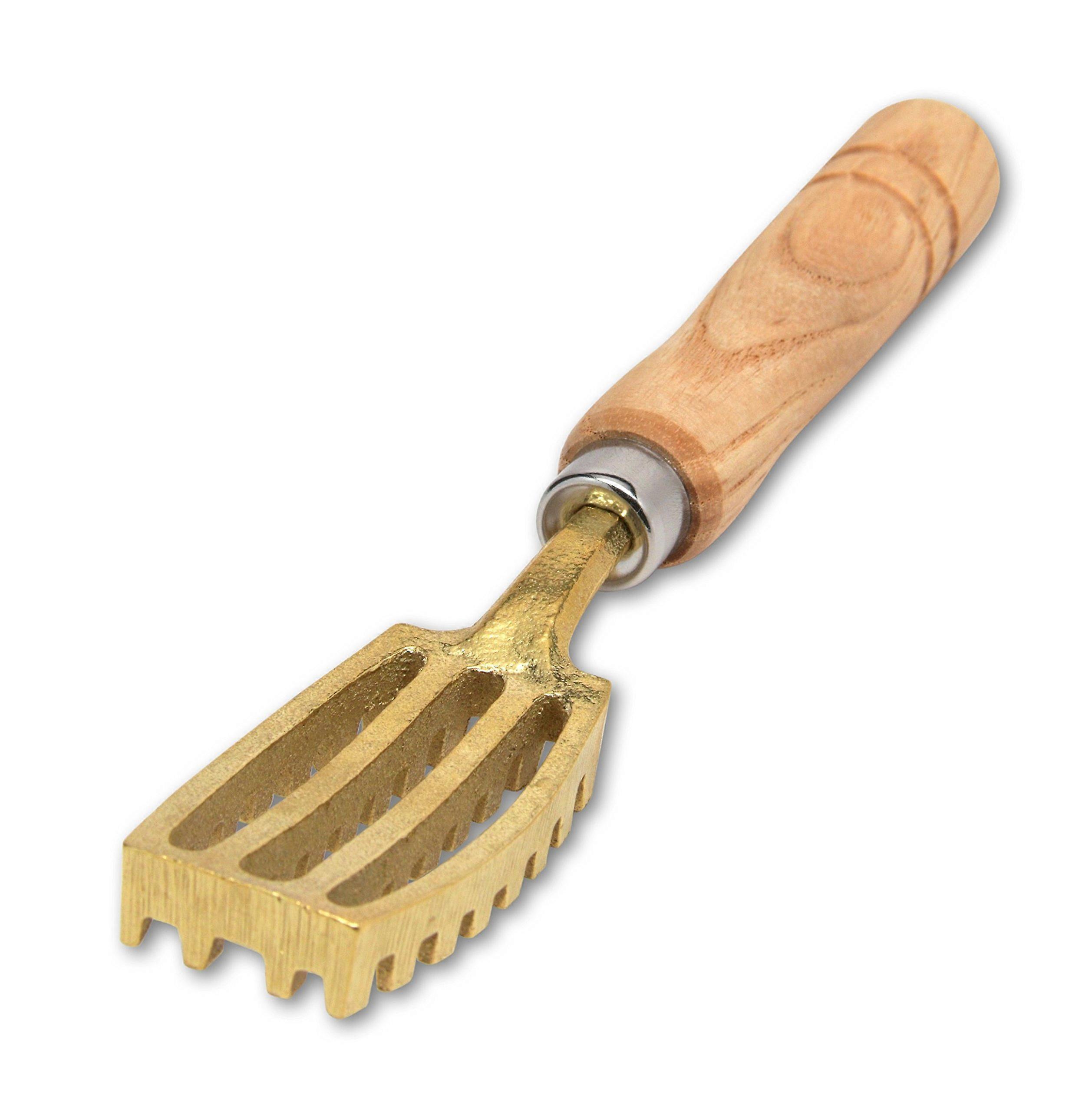 Fish Scaler Brush with Brass Serrated Sawtooth