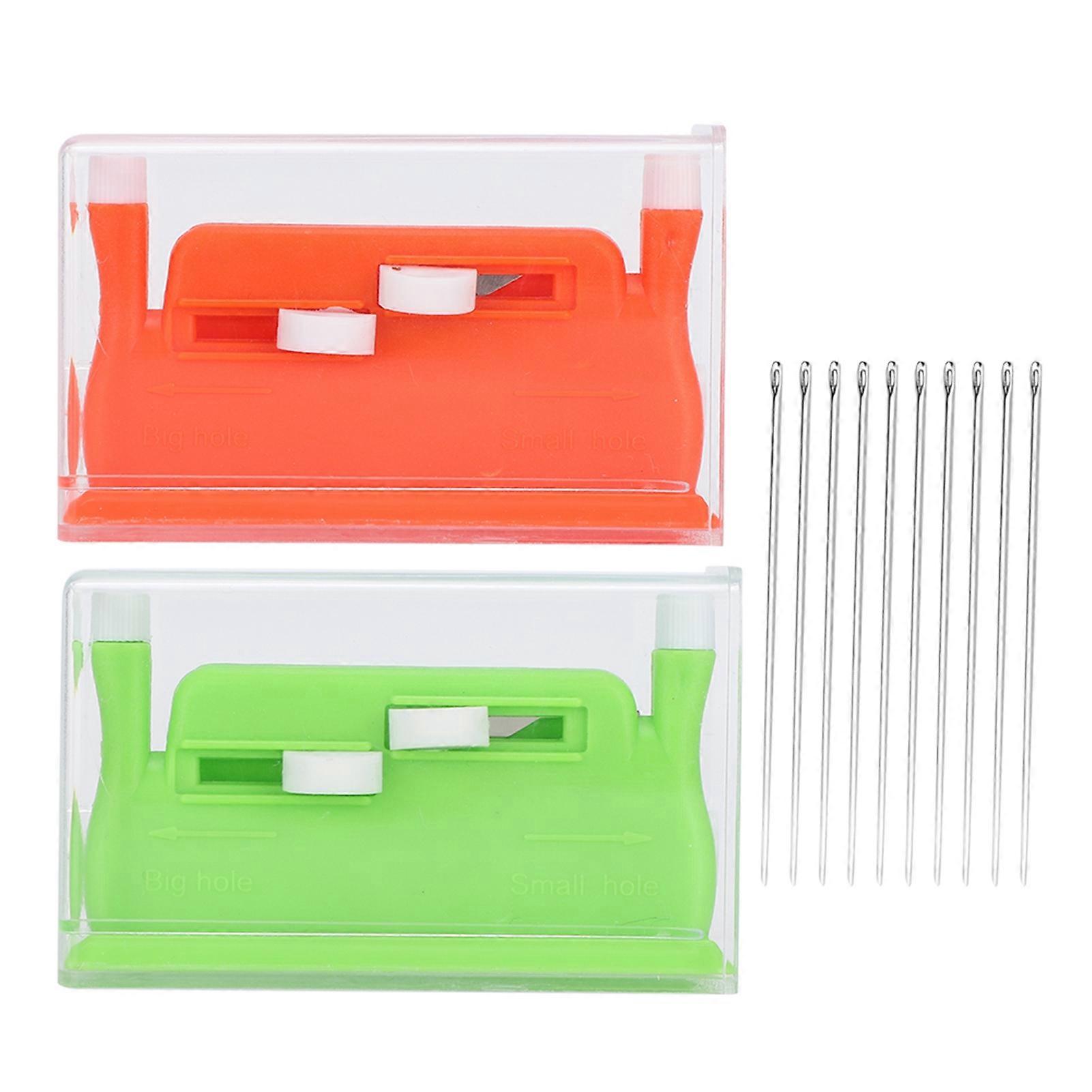 2PCs Automatic Threader Sewing Tool Crafts Accessories Manual Operation Unique Screw Thread