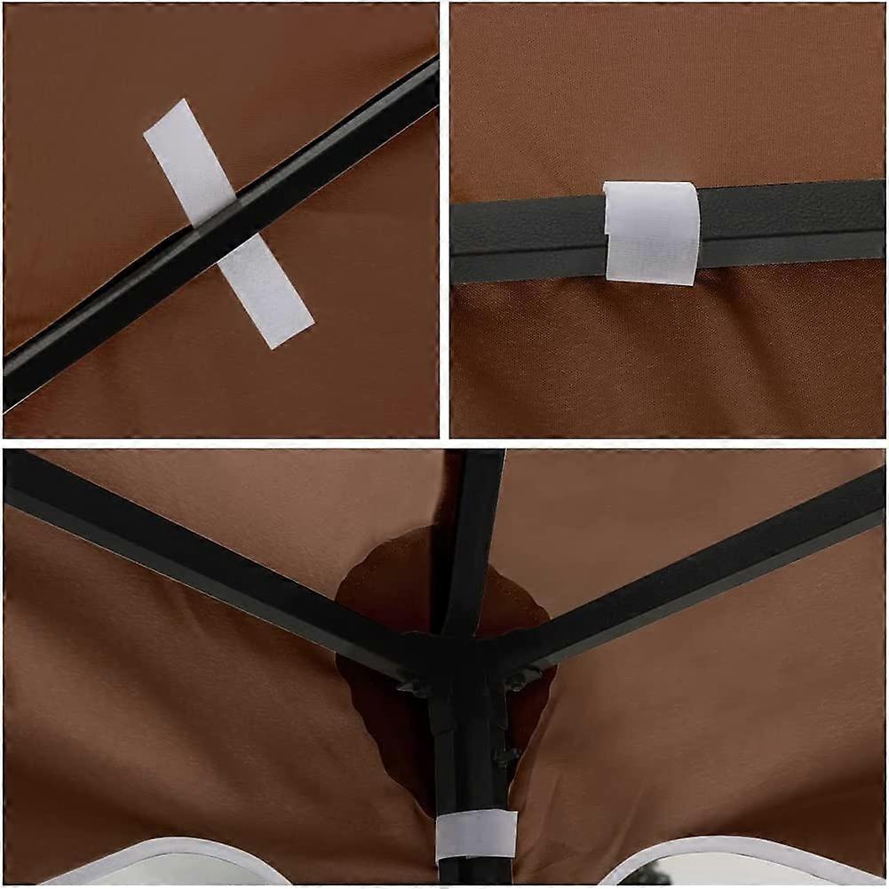 Canopy Replacement Top Cover Heavy Duty Single Tiered Grilling Gazebo Covers