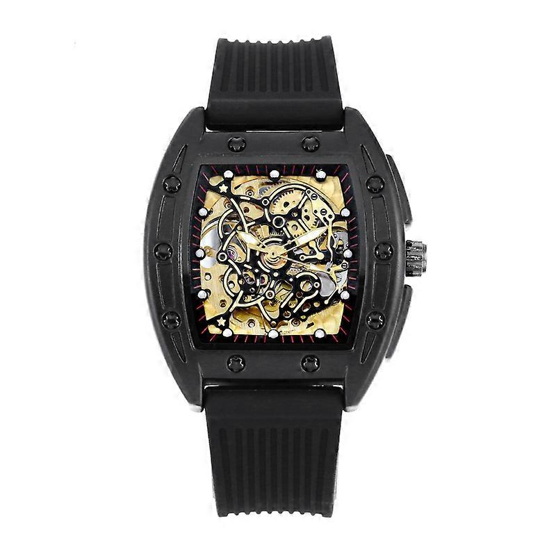 OHP J19 Mechanical Watch Fully Automatic female's Mechanical Watch Bucket type silicone hollow waterproof