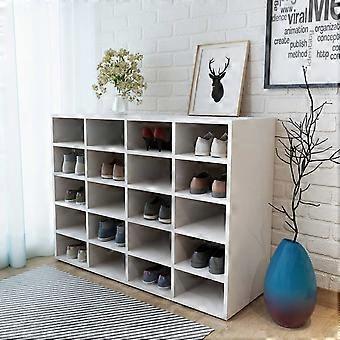 Schuhregal Holzwerkstoff 92x30x67,5 cm Eiche
