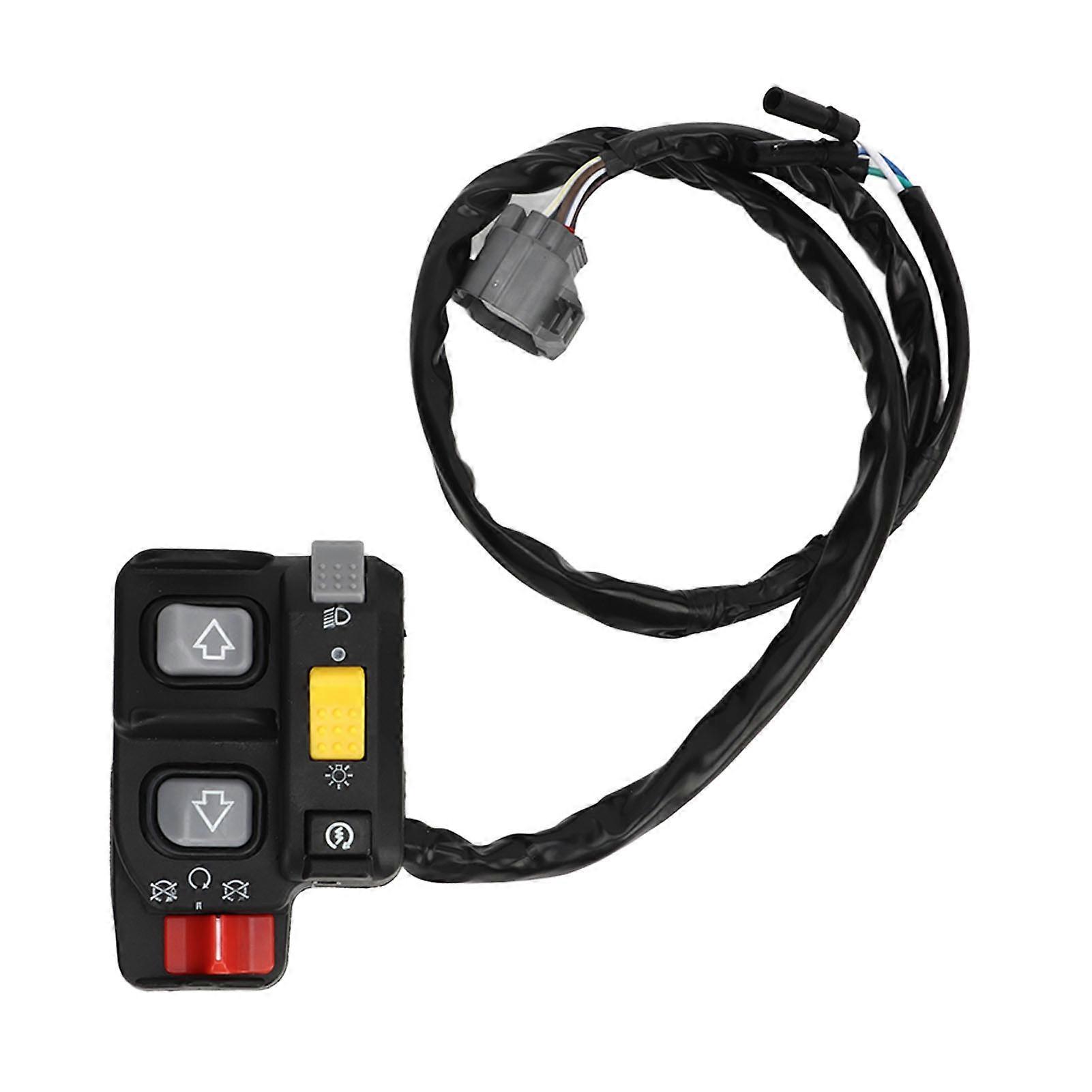 Electric Shifter Switch Assembly Push Button Shift Start Stop Handlebar Switch for TRX250 Recon ES 2002 to 2004