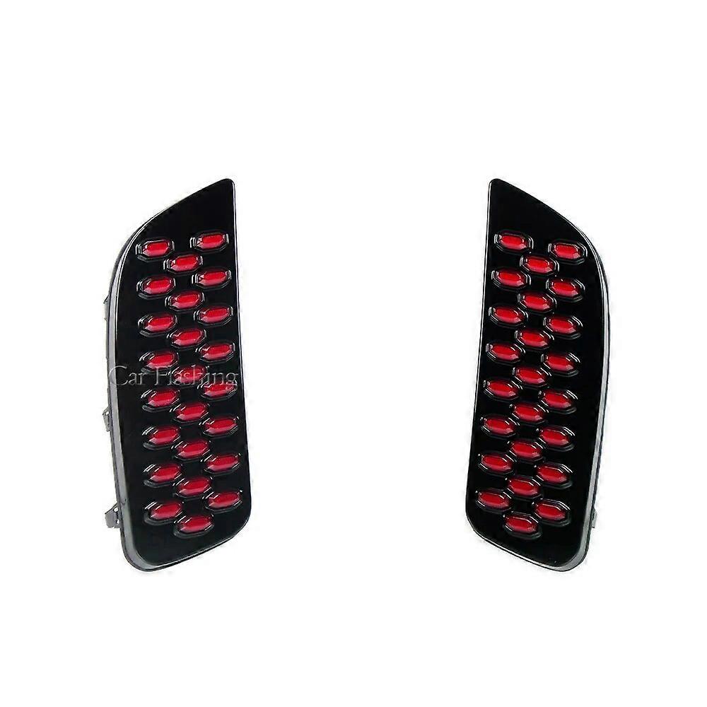 2PCS Car LED Rear Bumper Reflector Light For Mazda CX-50 CX50 2022 2023 Fog Lamp Brake Light with Dynamic Turn Signal