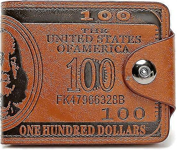 وصول جديد للرجال 100 دولار أمريكي فاتورة المال Billfold محفظة آمنة محفظة مع مشبك مغناطيسي.