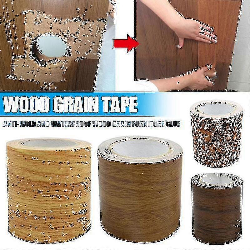 Woodgrain επισκευή ταινία μπάλωμα ξύλινα υφή έπιπλα κολλητική ταινία ισχυρή κολλώδη αδιάβροχη