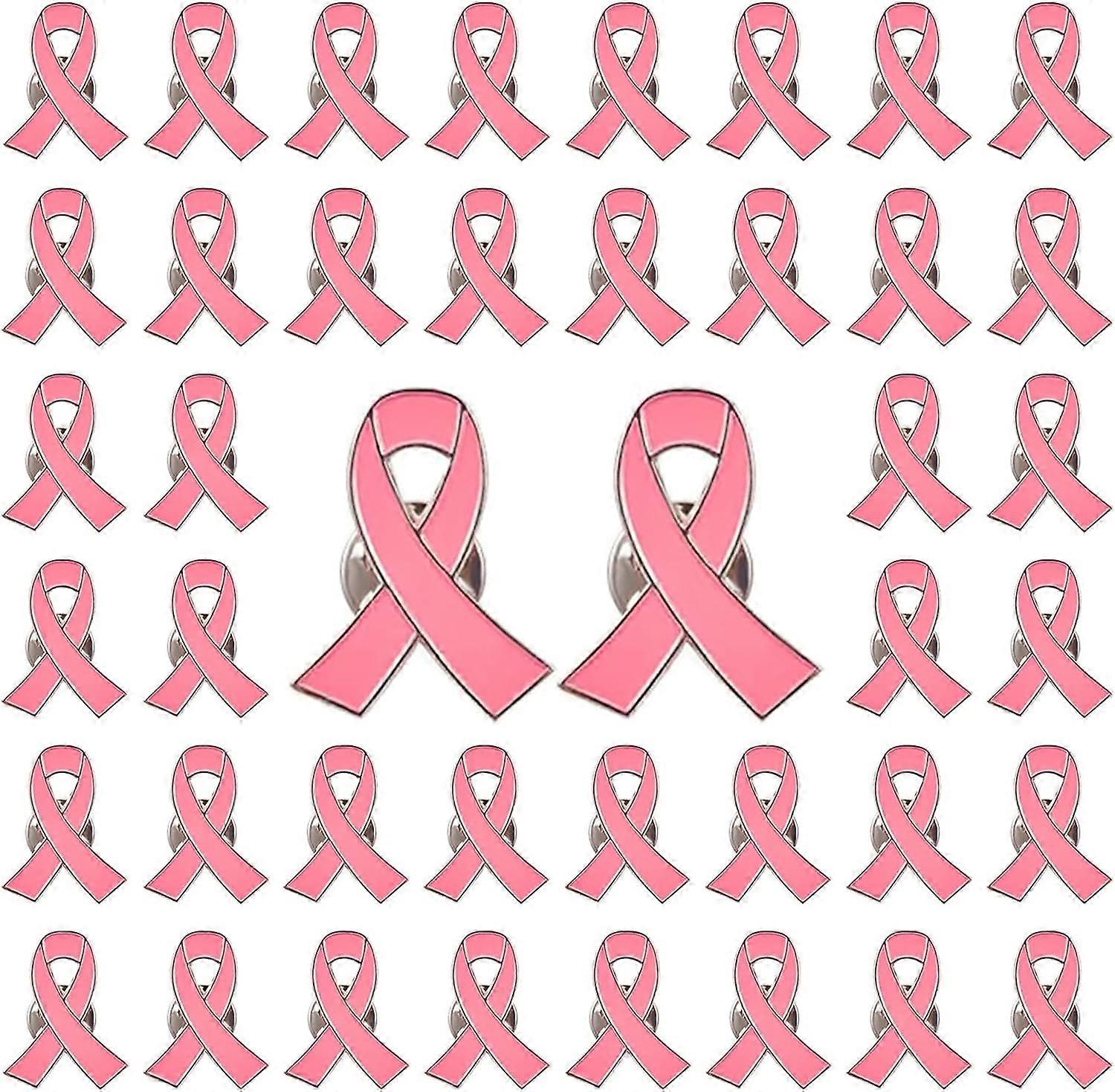 50 καρφίτσες ροζ κορδέλας τεμ, καρφίτσες ροζ κορδέλας καρφίτσες πέτου ευαισθητοποίησης για τον καρκίνο του μαστού καρφίτσες ελπίδας καρφίτσες κοσμημάτων σμάλτου για τις γυναίκες