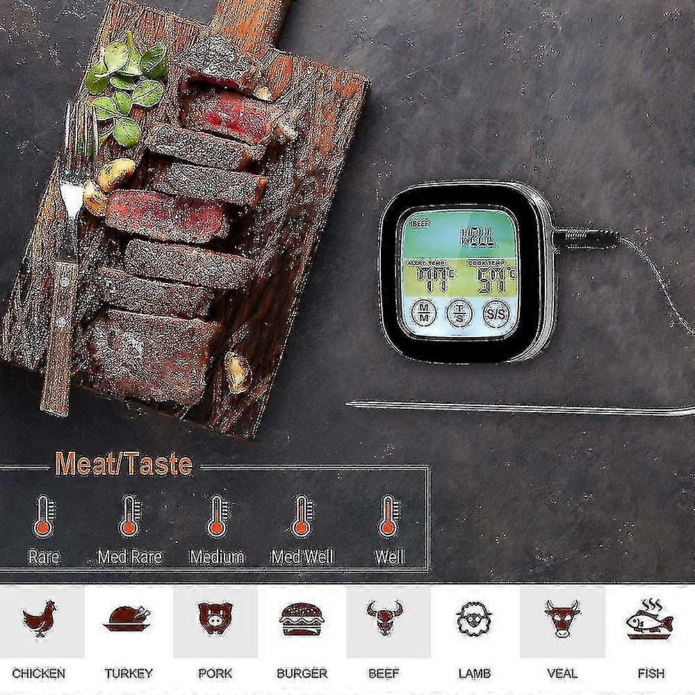 Wireless Bbq Thermometer ,digital Meat Thermometer With Dual Probes