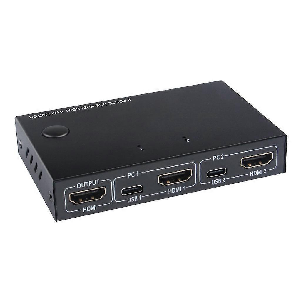 KVM Switch HDMI-compatible Splitter 10Gbps USB HUB Switch Splitter PC Sharing