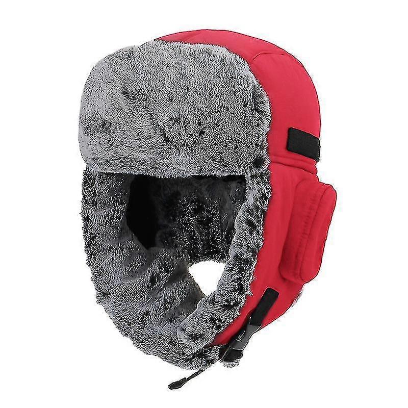 Hat Winter Men's Warm Ski Windproof Plus Velvet Thick Waterproof