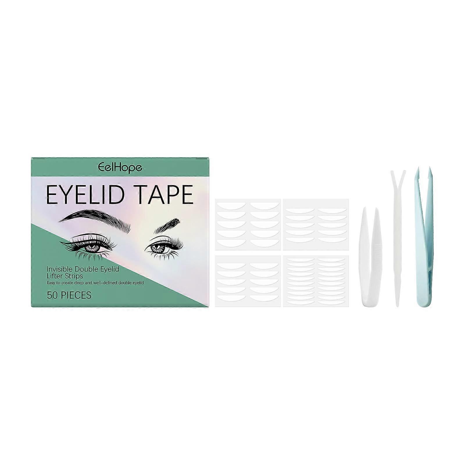 Natural Double Eyelid Tape Set  Comfortable, Long-Lasting, Easy to Apply for All Eye Types
