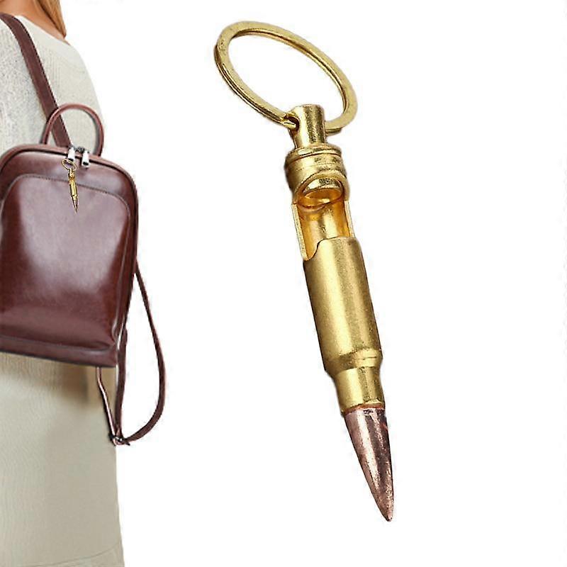 0.308 Cal Bullet Shell Bottle Opener Beer Soda Gold Keychain Key Ring Bar Tool,50% Offer
