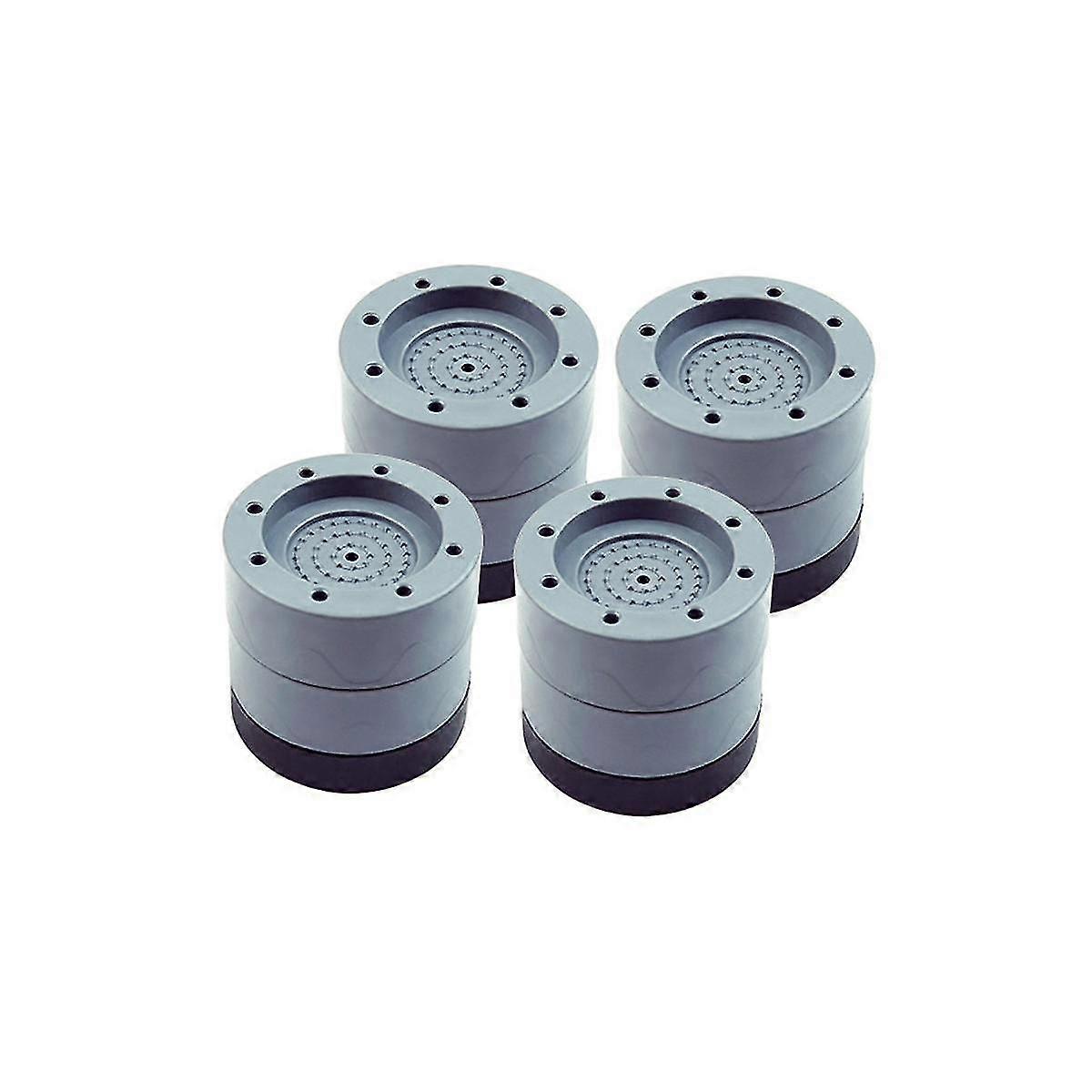 4 יחידות גובה מכונת כביסה להגדיל רפידות נגד רפידות החלקה שקטה מאסף מזרן מכונת כביסה מייבש סו