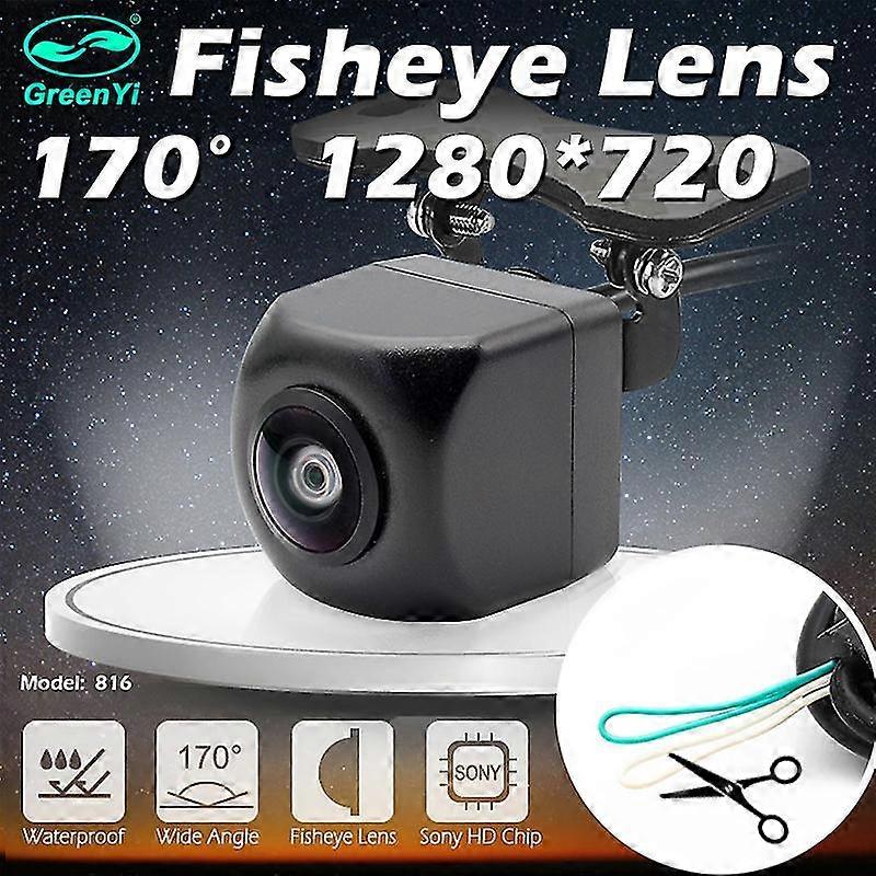 Vehicle Rear Front Side View Camera Ccd Fish Eyes Night Vision Waterproof Ip68 Car Reversing Back Up Camera Universal