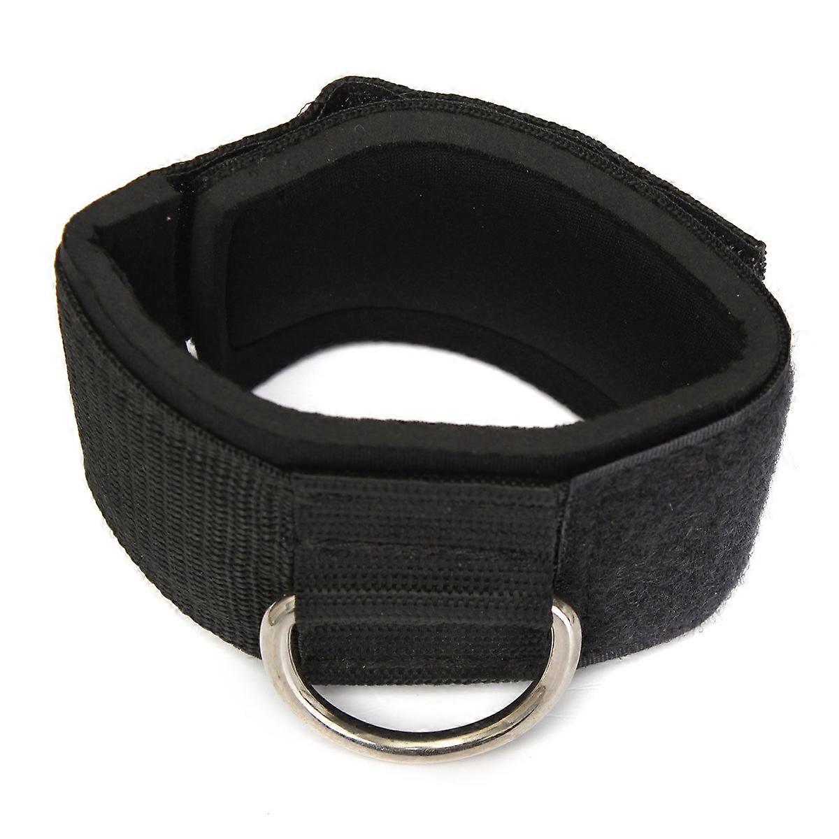 踝带D环多功能健身房电缆附件大腿滑轮举重黑色