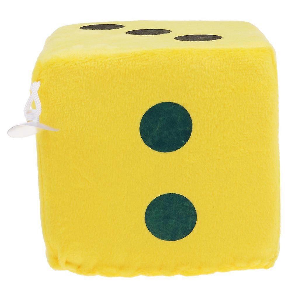 Large Sponge Dice Dot Dice Playing Dice for Math Teaching Vent Toy Yellow