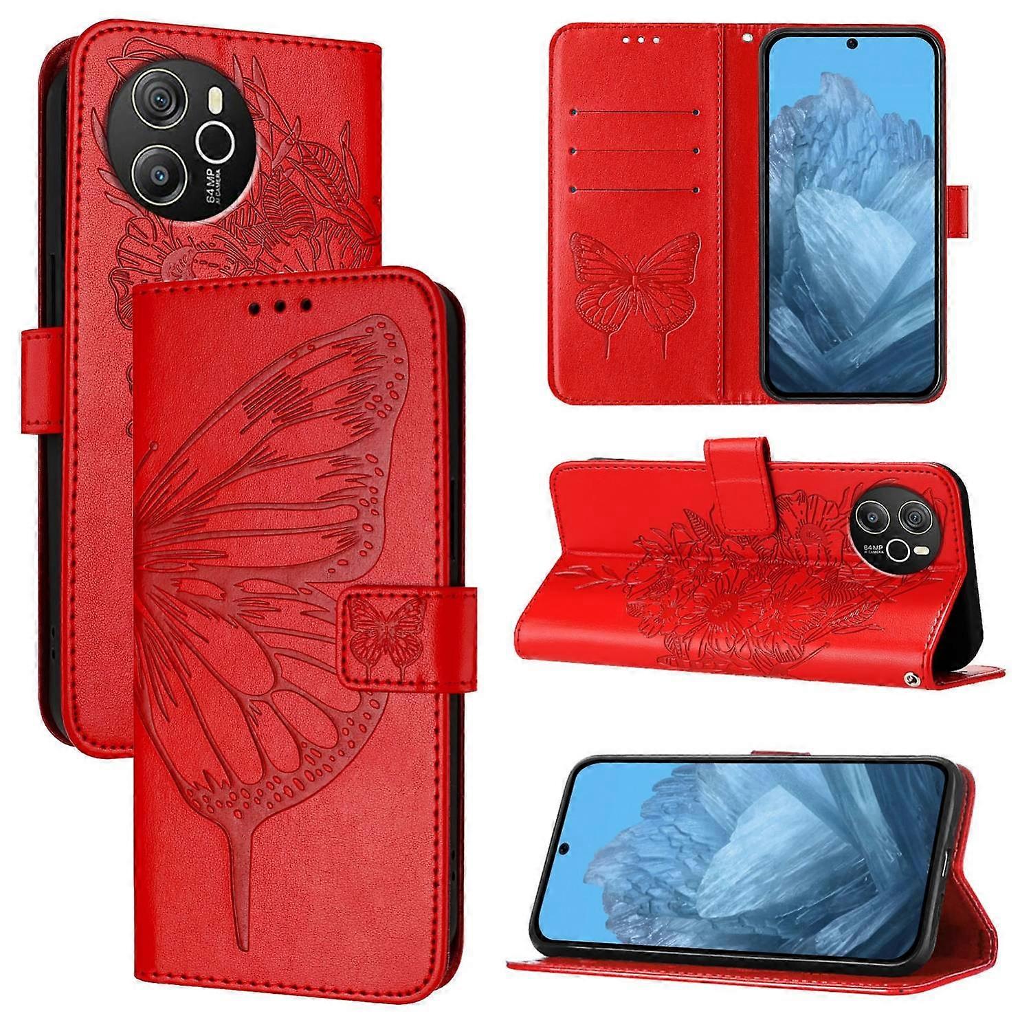 Embossed Butterfly Case For Blackview Shark 8