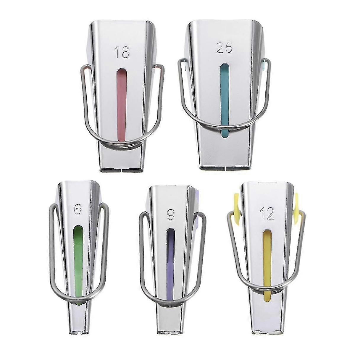 Tape Maker Kit 6mm 12mm 18mm 25mm 9mm Single And Double Fold Fabric Bias Binding Maker Sew Tool For Fabric Patchwork