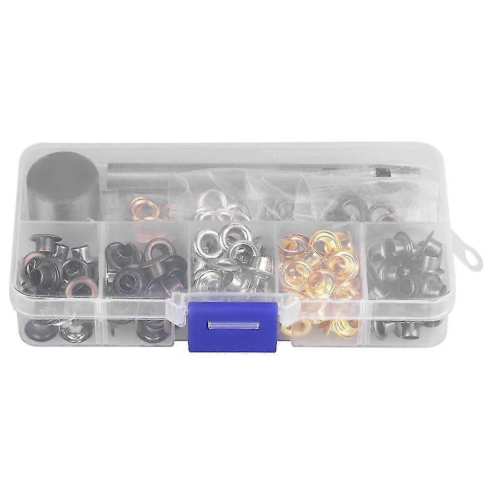 220pcs Eyelet Grommet Washer Set - 5mm (Includes 3 Handwork Tools)