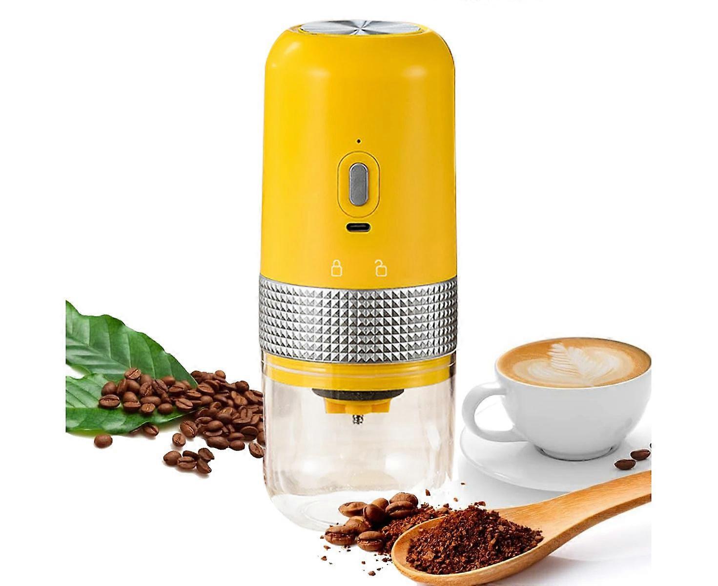 Coffee Grinder , Small Cordless Coffee Grinder Mini with Multi Grind Setting, Portable Coffee Bean Grinder Automatic  PK