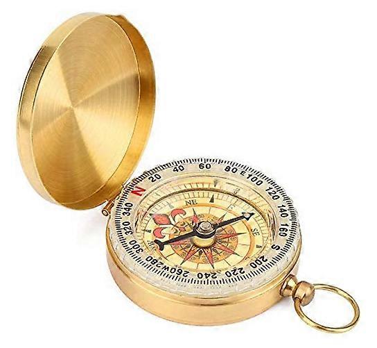 Waterproof Compass Flip-Open with Luminous Numbers for Camping Hiking