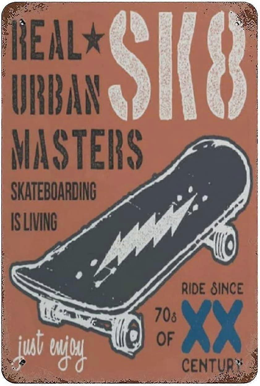 Placa de Metal Whale Knowlegde Vintage Lata Poster Metal Sign 8x12 Polegadas OU 12x16 Polegadas Modo 1936