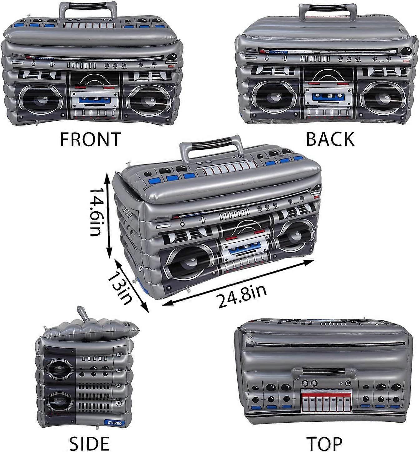 Inflatable Cooler and 80s 90s Themed Party Decorations, Beverage