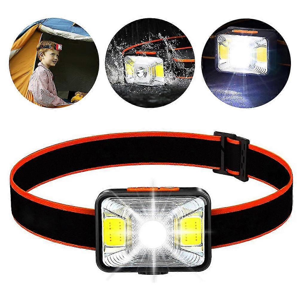 LED Head Torch, Mini Rechargeable LED Headlamp Camping Flashlight Head Light Torch Lamp
