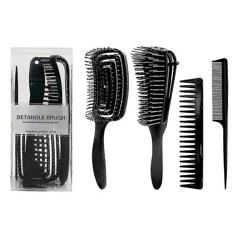 Ensemble de 4 brosses à cheveux professionnelles