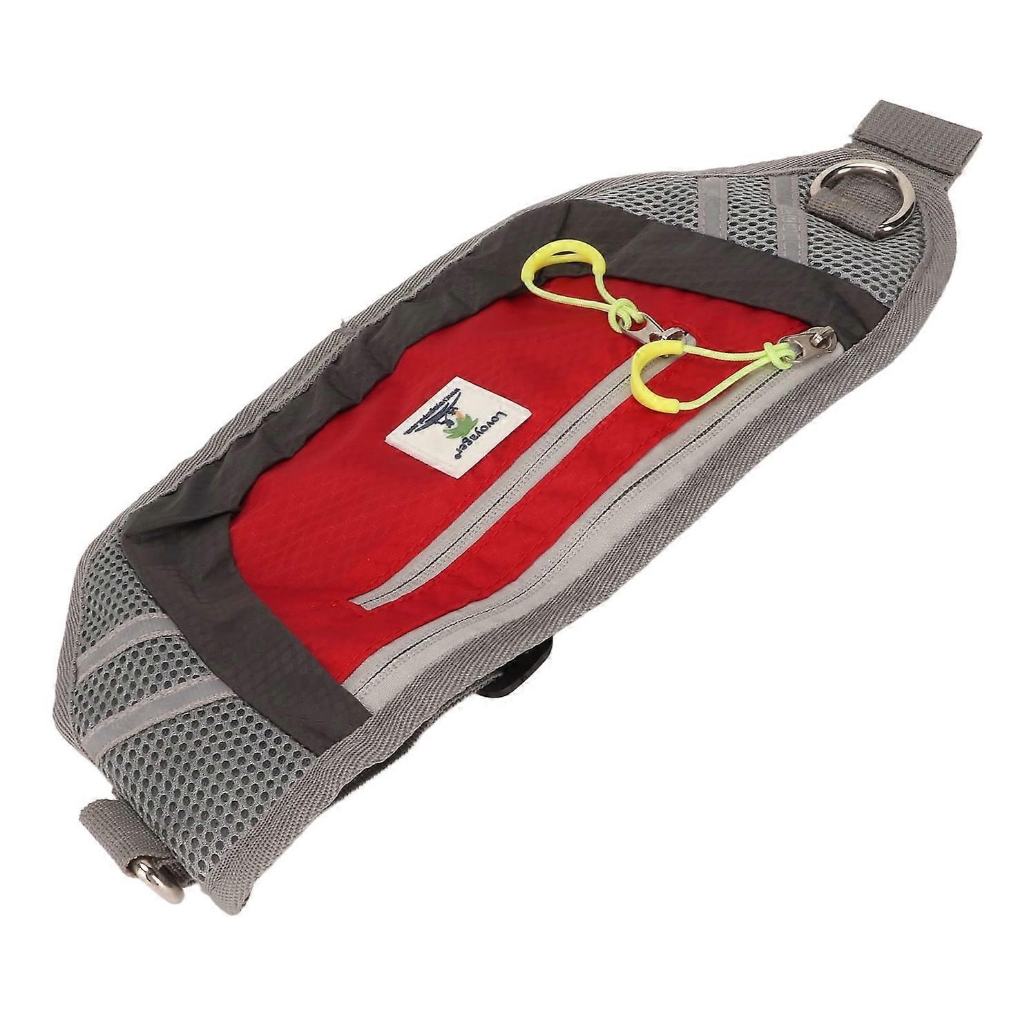 Dog Treat Training Pouch Nylon Multifunction Reflective Strip Pet Treat Bag Holder with Zipper for O