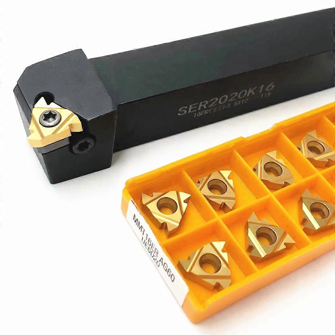 Lathe tool SER 2020K16 External thread turning tool Turning insert MMT 16ER Carbide insert CNC tool holder SER2020K16 parts