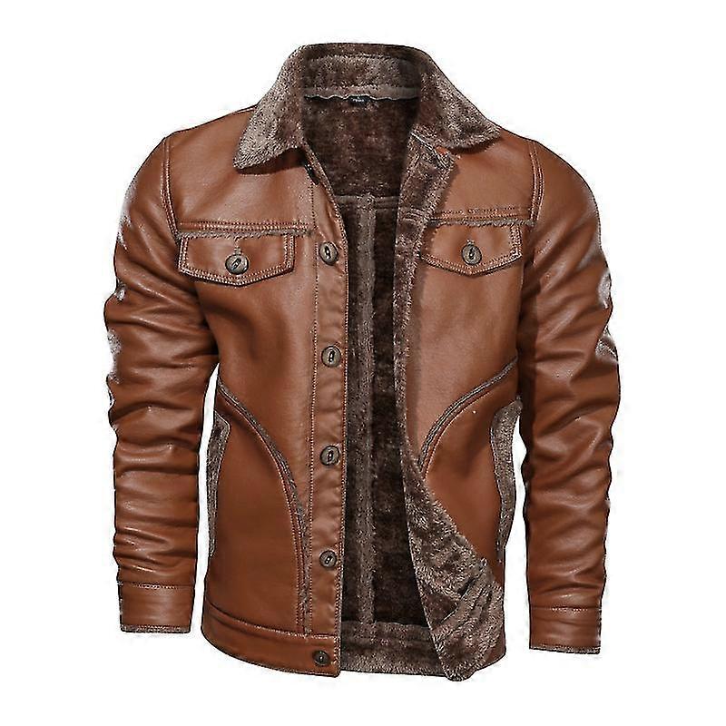 Genuine Leather Men's Jacket - Stylish and Durable Outerwear for Men