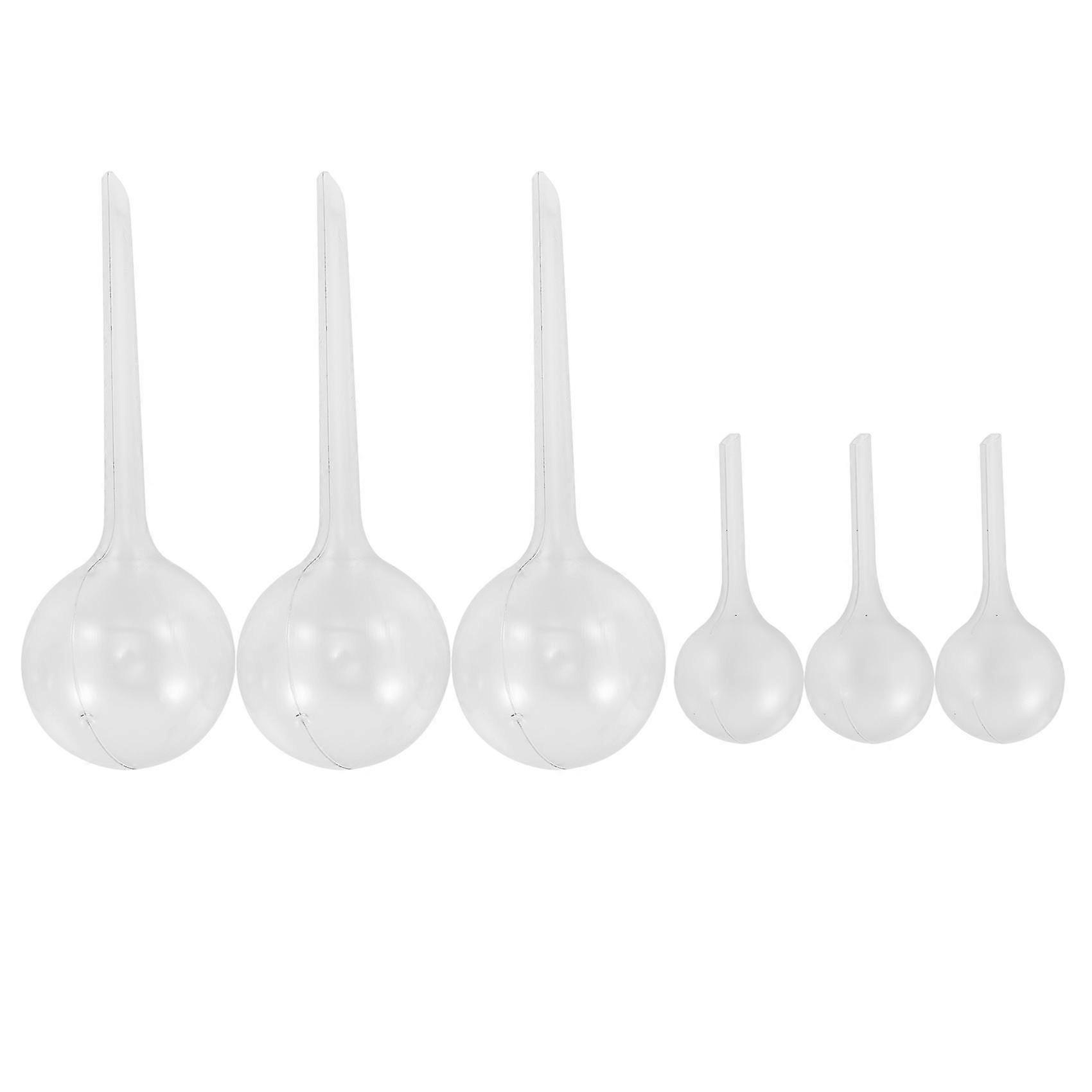 6 Pcs Clear Watering Garden Watering Globes,plastic -watering Globes Garden Water Device For