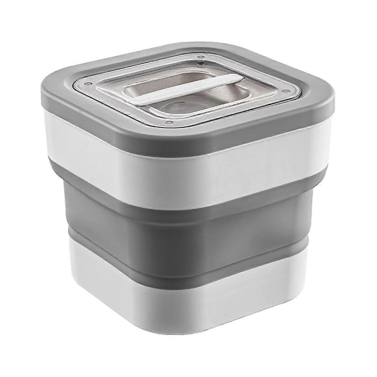 Folding Rice Bucket Household Simple Rice Box Rice Bucket Capacity Insect And Moisture Proof Sealed XYT