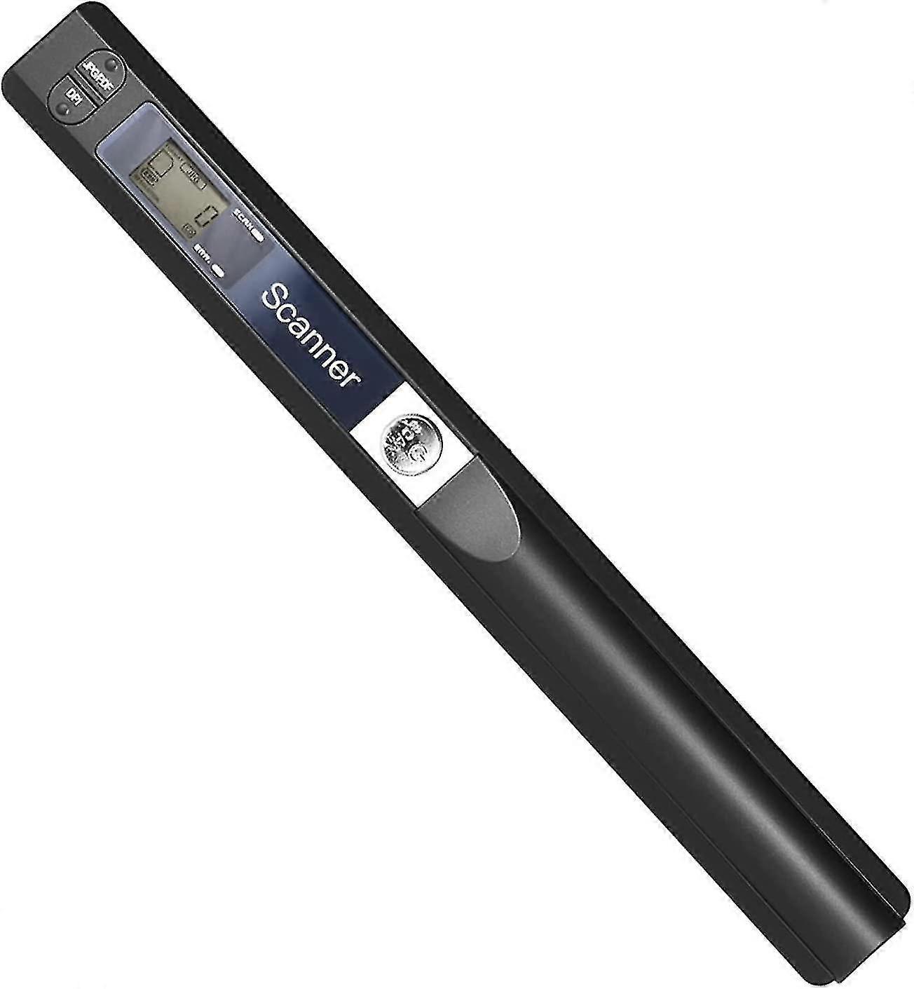 Bisofice Dokumentenscanner Tragbarer Scanner A4 Buchscanner Handheld-Zauberstab Drahtloser Scanner Größe 900 dpi jpg / pdf-Format LCD-Display mit Schutzhülle