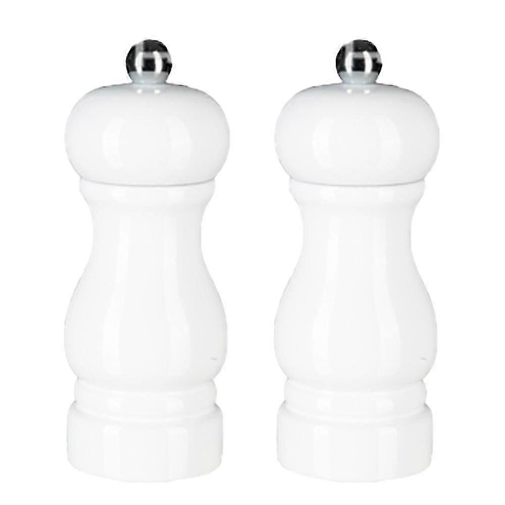 नमक और काली मिर्च की चक्की सेट,समायोज्य मोटे के साथ मैनुअल काली मिर्च मिलों, फिर से भरने योग्य मसाला ग्राइंडर