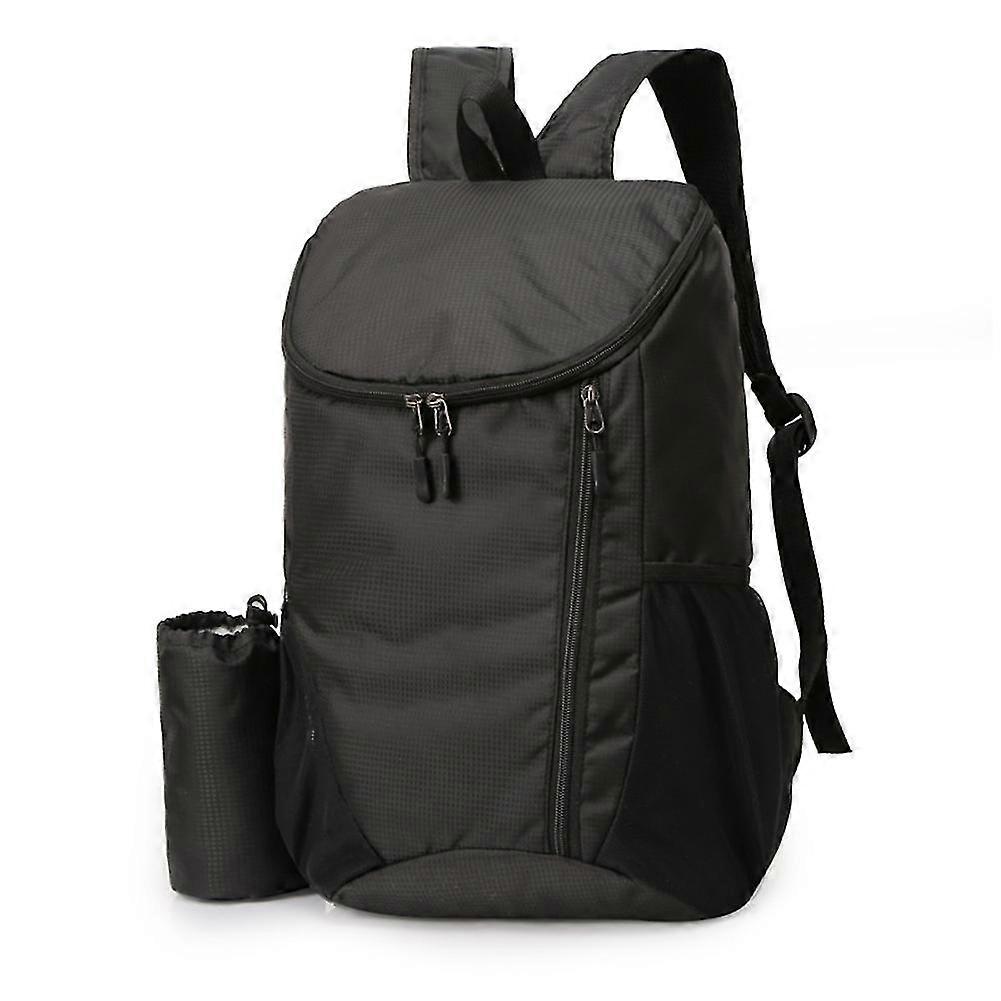 Foldable Ultralight Backpack With Bottle Holder