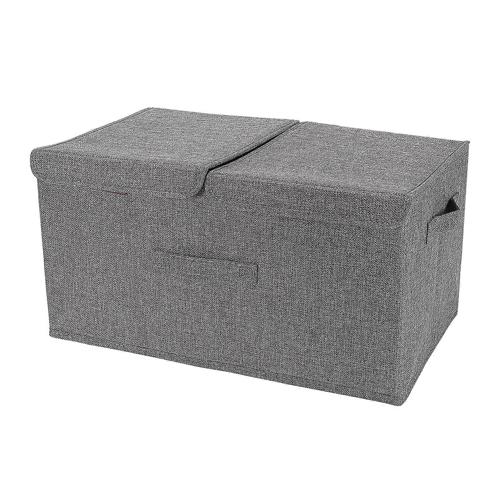 Storage Box,Collapsible Fabric Storage Box with Lid,Organizer for Toys/Clothing/Home/Office or More