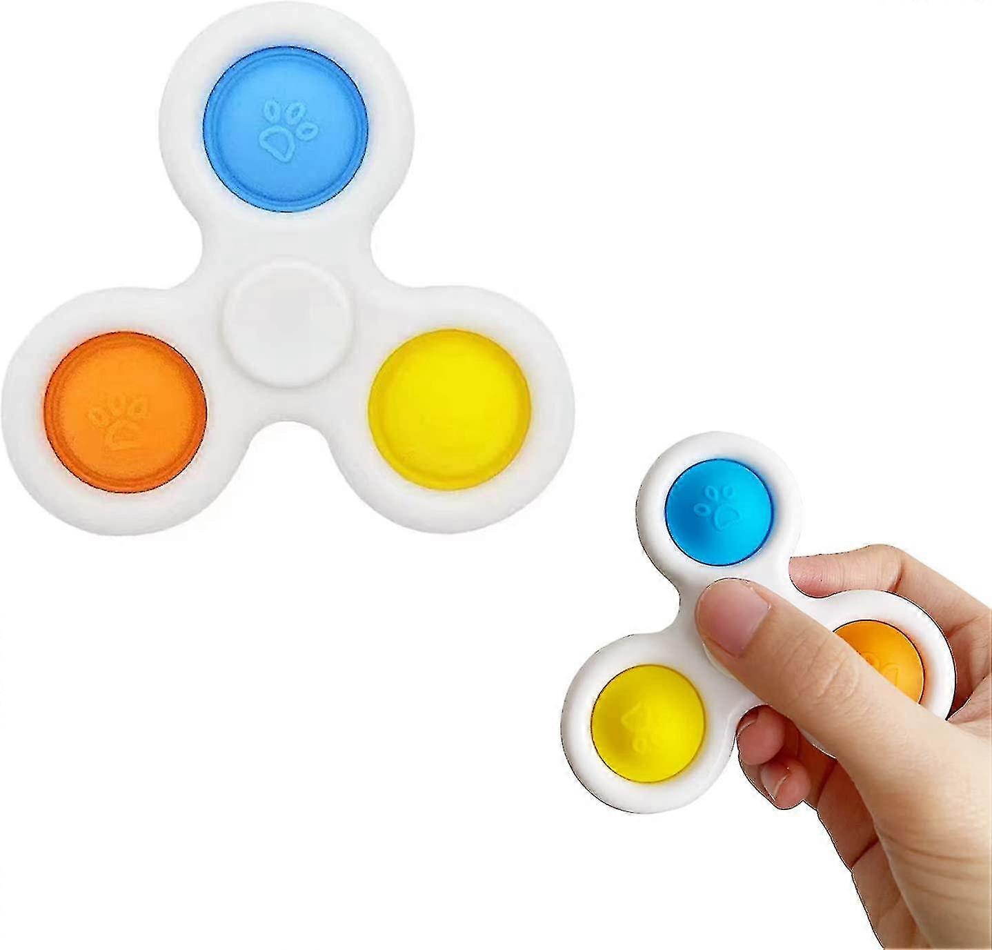 Sormikupla Kolmipäinen Fidget Spinner Bubble