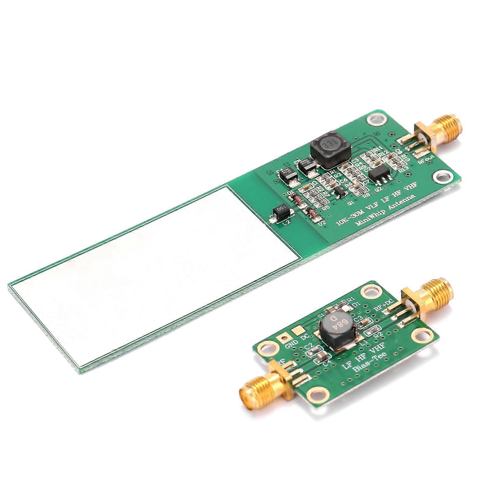 10KHz-30MHz 2Pcs Medium and Shortwave RTLSDR Active Antenna System Radio Receiver Electronic Component