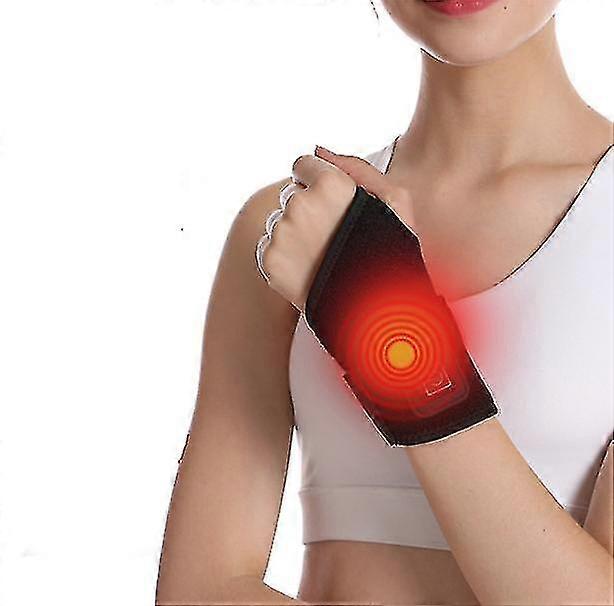 Hånd- og håndleddsoppvarmet støtte, håndledd varmere elektrisk oppvarmet wrap