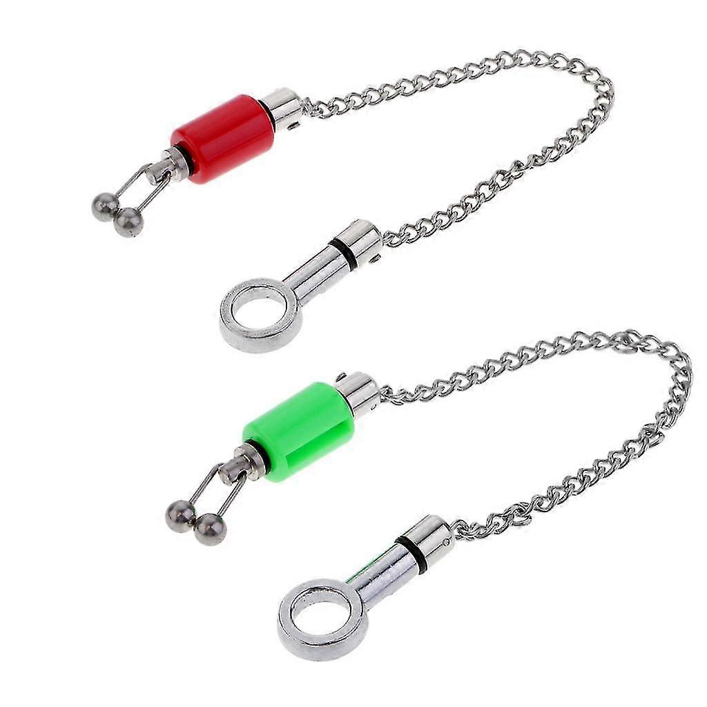 2pcs Chain Indicators Carp Fishing Bite Alarm Indicators Bobbin