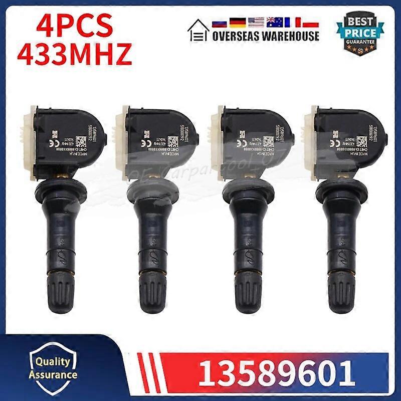 Motor Vehicle Sensors 13589601 Car Tire Pressure Monitor Sensor For BUICK ENCORE CADILLAC CT6 SRX CHEVROLET CAMARO CRUZE GMC ACADIA YUKON TPMS 433MHZ