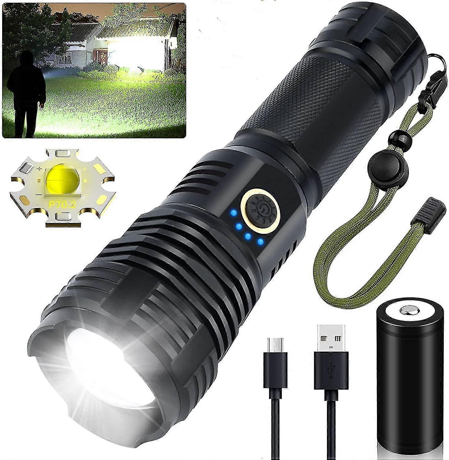 Led Ful Usb Recharable Flash For Cam