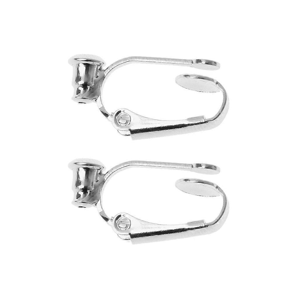 2 Pieces Earring Clips Converter Easy Open Loop Turn Any Studs DIY Earring