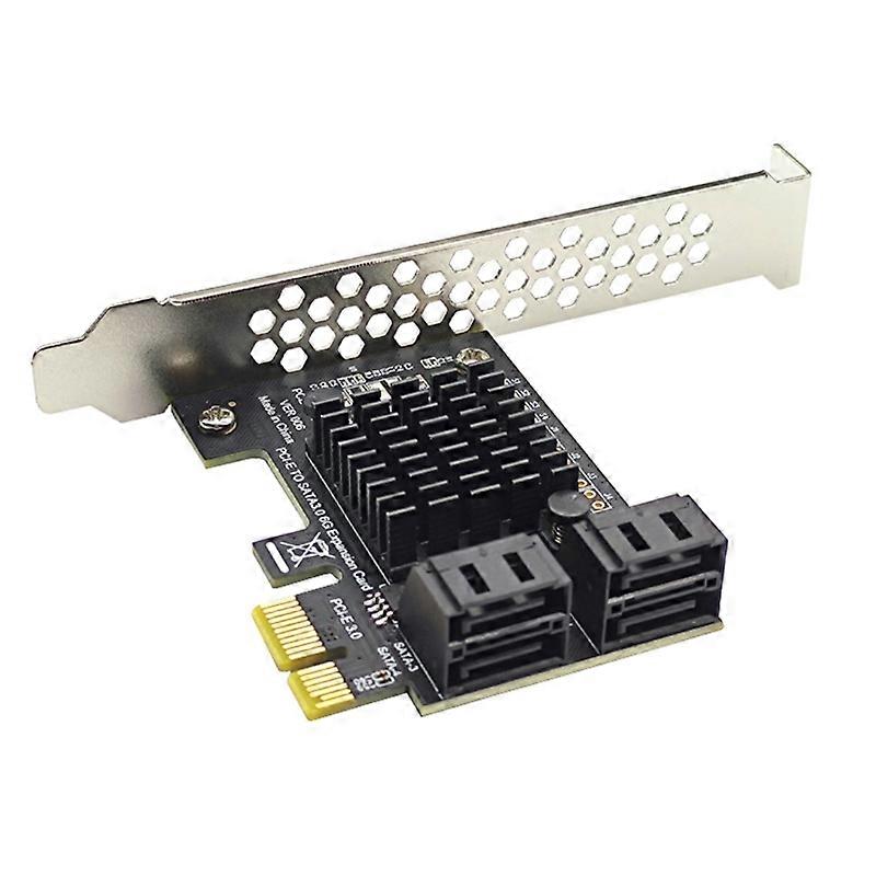 4 Port SATA 3.0 to PCIE Expansion Card PCI Express 1X to SATA 3.0 Adapter Board