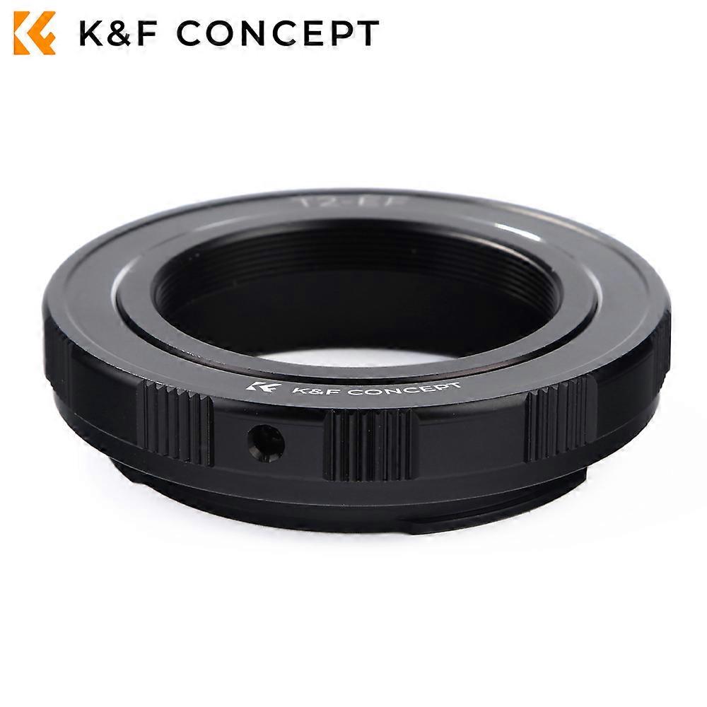 K&F Concept Adapter for T2 Lenses to Canon EOS EF Lens Mount Adapter Lens Adapter