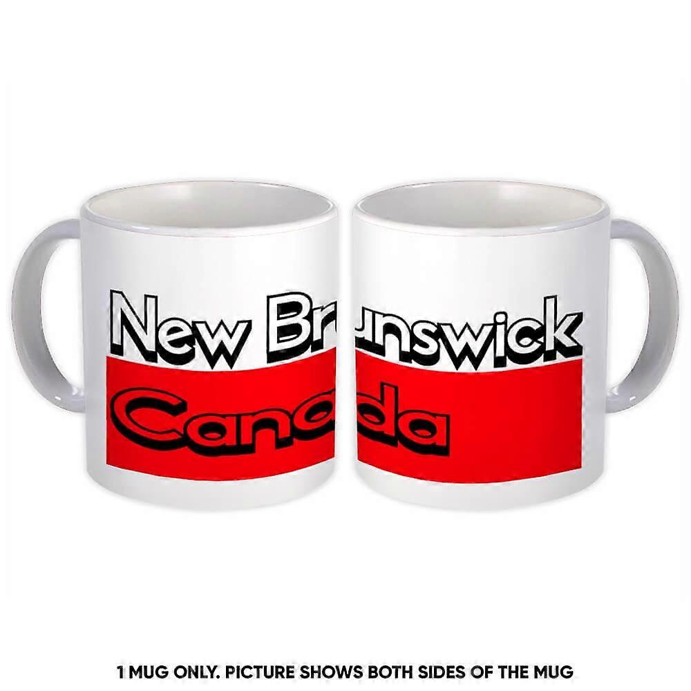 Gift Mug: New Brunswick Canada Rectangle