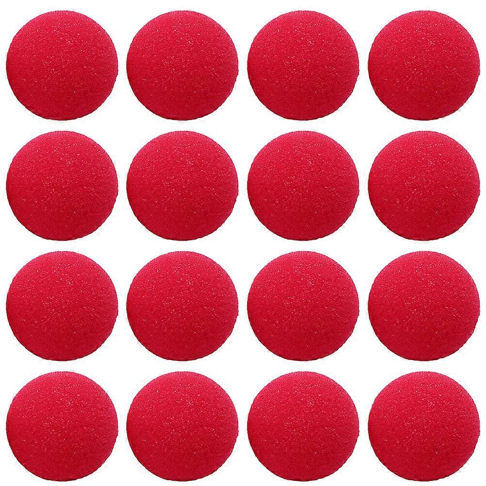 50pcs Clown Sponge Nose Clown Red Nose Ball for Masquerade Cosplay Party