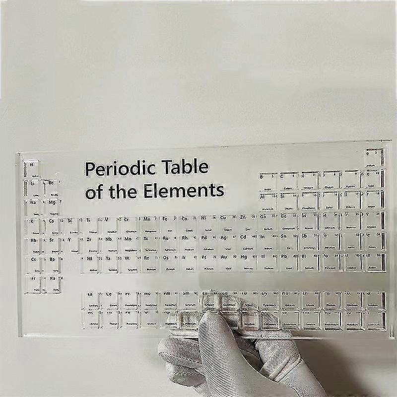 Periodic Table Of Elements Container, Transparent Acrylic Box, Each Grid Can Accommodate 10mm Cube